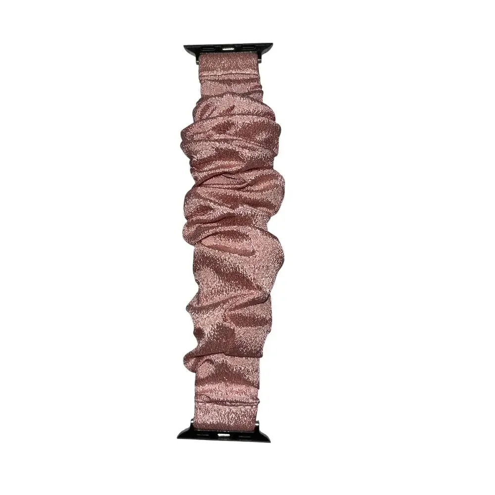 Salmon Scrunchy Apple Watch Band fits 38/40/41 Series 4,5,6,7,8,9 & SE